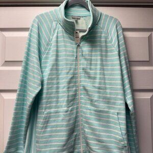 NWT - T by Talbots Terry Zip Jacket - Sz XL
